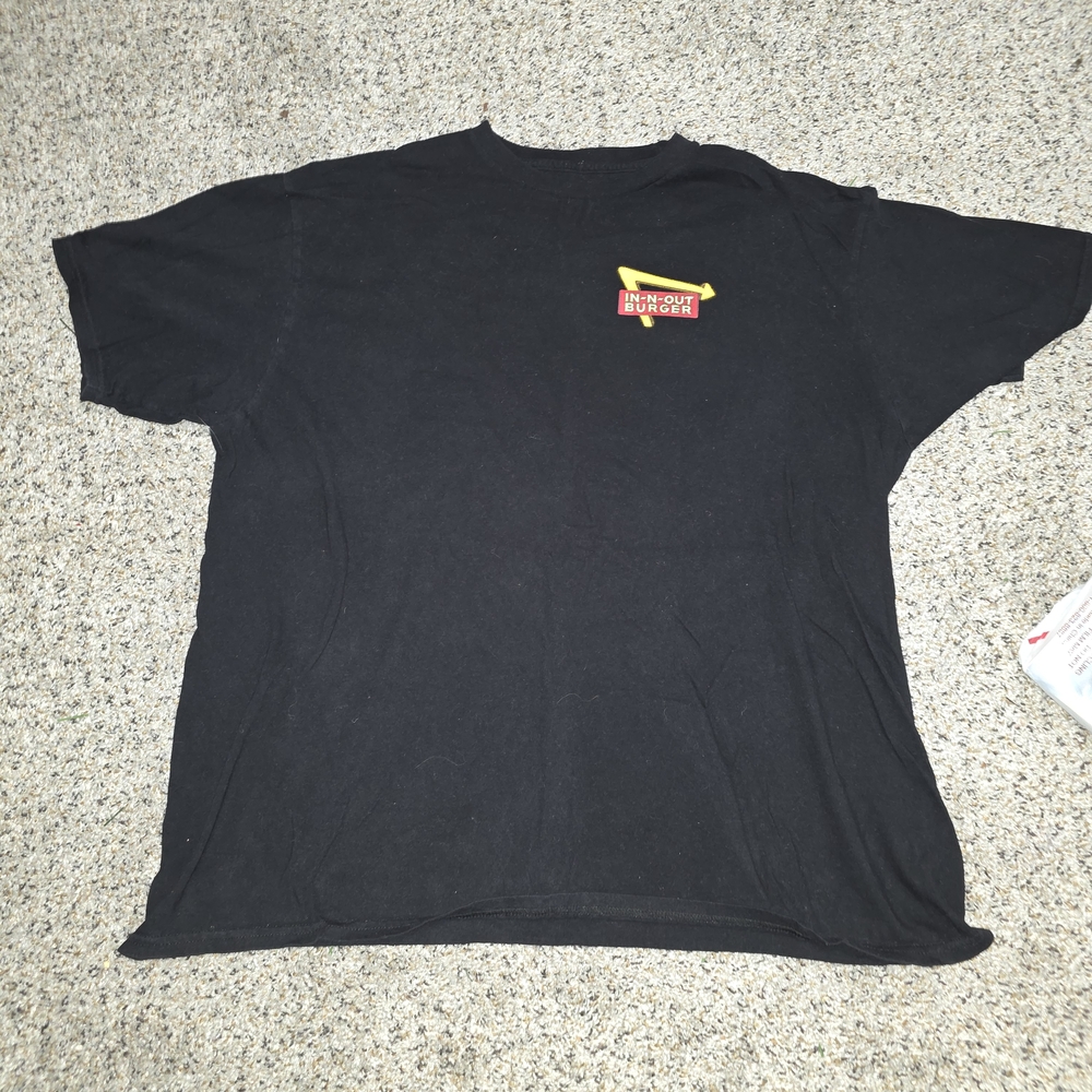 In-N-Out Burger 75 Years T Shirt XXL Black Made USA Graphic Tee